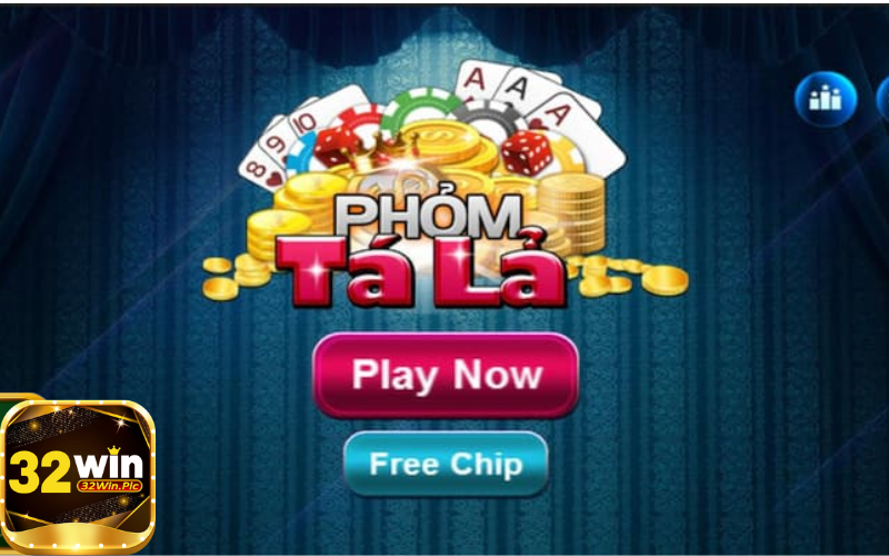 Phỏm tá lả là game bài cá cược được nhiều người yêu thích tại 32win